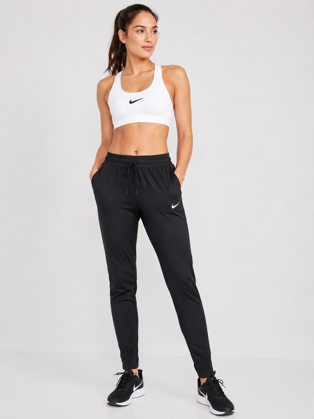 Nike Joggers Pants Swoosh Fly Standard Issue Women Size S Sweatpants
